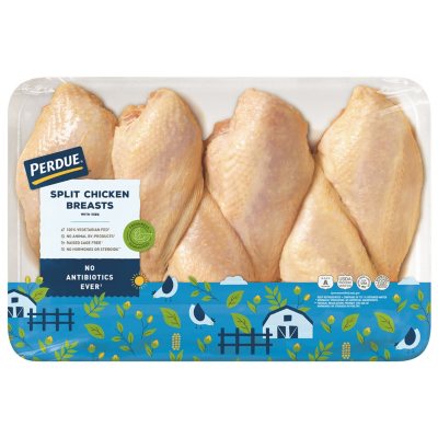 Perdue Split Chicken Breast Priced Per Pound Sams Club