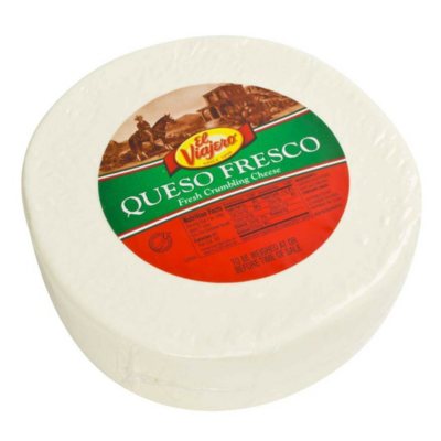 El Viajero Queso Fresco Wheel (priced per pound) - Sam's Club