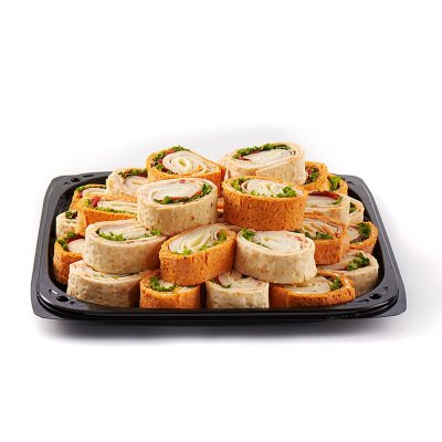 Member's Mark Assorted Pinwheel Wraps Party Tray - Sam's Club