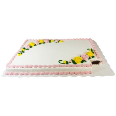 Member's Mark Full Sheet Marble Cake with White Whipped Frosting - Sam's Club