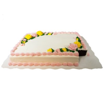 Member's Mark Half Sheet Chocolate Cake with Vanilla Icing - Sam's Club