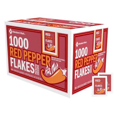 pepper red packets flakes serve mark single ct member details 1000