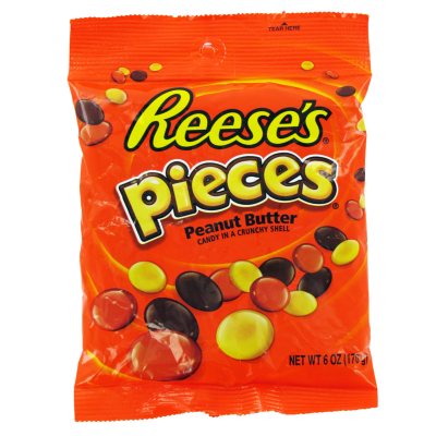 Reese's Pieces Peanut Butter Candy (6 oz. bag, 12 ct.) - Sam's Club