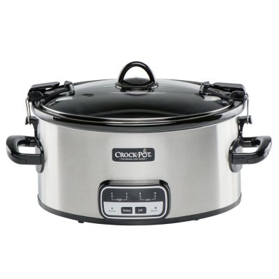 Crock Pot  6 Quart Cook and Carry Slow Cooker with Little 