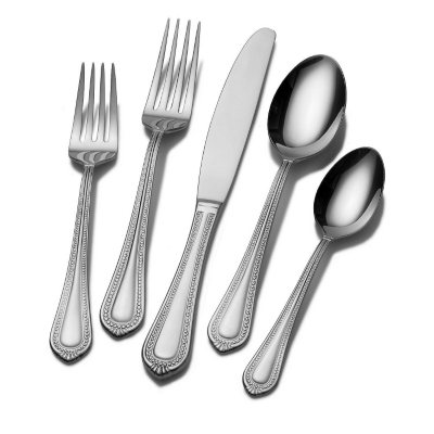 Wallace Stainless Steel Flatware Set - Bennett Frost - 52 pc. - Sam's Club