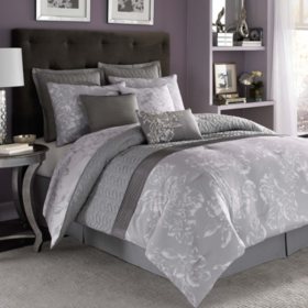 Nicole Miller Comforter Set, King (9 pc. set) - Sam's Club