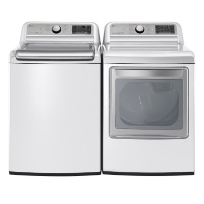 LG - Mega-Capacity Top-Load Washer with TurboWash and Ultra-Capacity ...