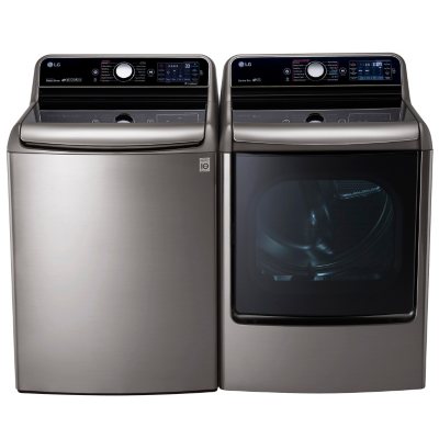 LG - Mega-Capacity Top-Load Washer with TurboWash Technology and ...