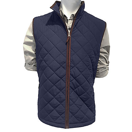 Field & Stream Quilted Vest with Faux-Suede Trim - Sam's Club