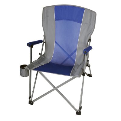 CampSmart® Hard Arm Chair - Blue and Gray - Sam's Club