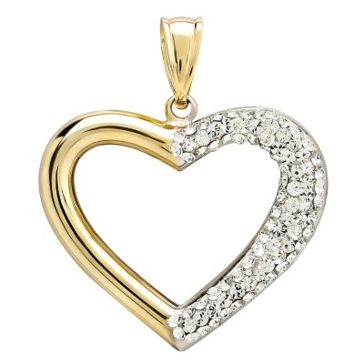 Love, Earth Genuine Swarovski Crystal Heart Pendant Set in Sterling ...