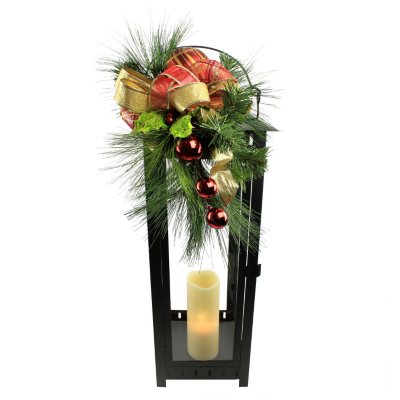 lantern floor holiday metal classic decorated