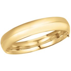 13.5mm Polished Bangle In 14K Yellow Gold - Sam's Club