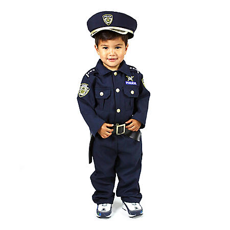 Children's Halloween/Dress-Up Police Officer Costume with with Hat ...