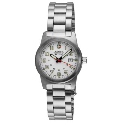 Wenger Swiss Military Classic Ladies Field Watch - White Dial Bracelet ...