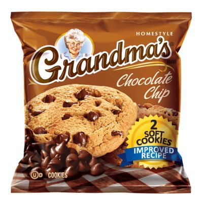 Grandma's Chocolate Chip Cookie - 2 cookies per pk. - 60 ct. - Sam's Club