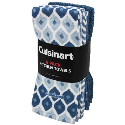 CUISINART 8 Pack Kitchen Towel Various Colors Sam S Club   0040637698469 A