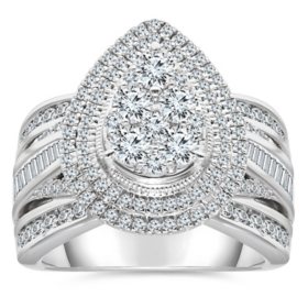 1.95 CT. TW Diamond Engagement Ring in 14K White Gold