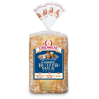 Oroweat Country Buttermilk Bread (24 Oz. Loaves, 2 Pk.) - Sam's Club