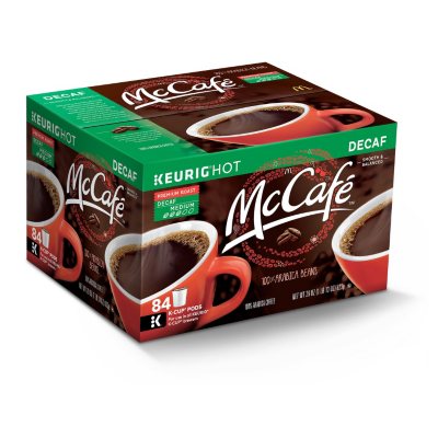 McCafe Premium Roast Decaf Coffee (84 K-Cups) - Sam's Club