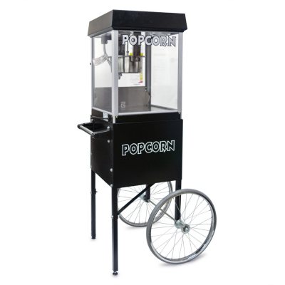 Gold Medal 2404MDSC 4 oz. Popper/Cart Combo - Black and Silver - Sam's Club