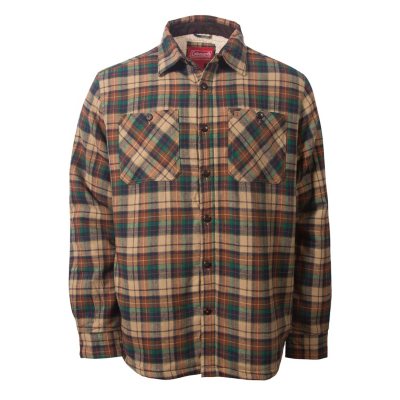 Coleman Men's Sherpa Lined Flannel Shirt Jacket - Sam's Club