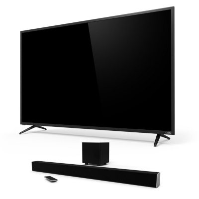 VIZIO D50U-D1 50″ 4K Ultra HD Full-Array LED Smart TV + SmartCast 38″ 2.1 Sound Bar System