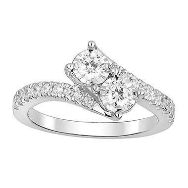 0.75 CT. T.W. Eternally Us Diamond Engagement Ring in 14k Gold