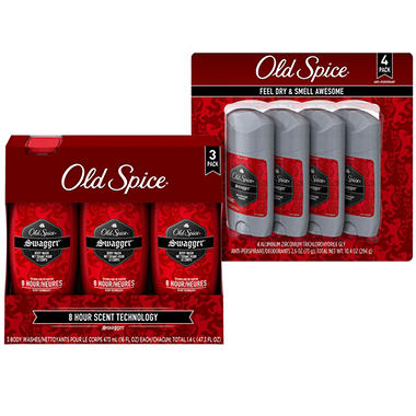 Old Spice Swagger Body Wash + Anti-Perspirant Bundle
