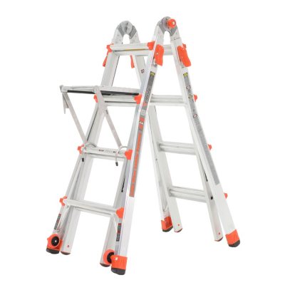 Little Giant Velocity M17 Multi-Use Ladder with Work Platform - Sam's Club