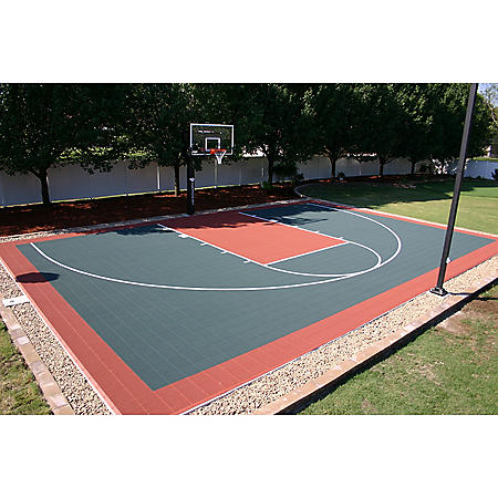 Half Court DIY Backyard Basketball System - Sam's Club