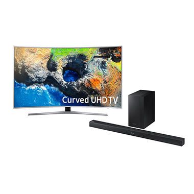 Samsung UN65MU7500 65″ 4K Curved Ultra HD Smart TV with Wi-Fi
