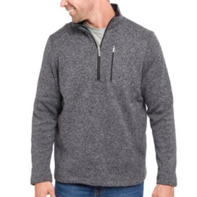 Designer Men's Angler 1/4 Zip Fleece Sweater - Sam's Club