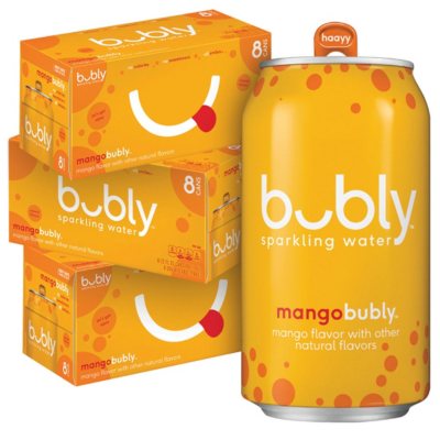 bubly Sparkling Water, Mango (12 oz., 24 pk.) - Sam's Club