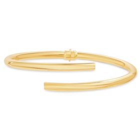 14k Yellow Gold Bypass Bangle - Sam's Club