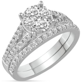1.00 CT. T.W. Diamond Composite Bridal Ring in 14K Gold - Sam's Club