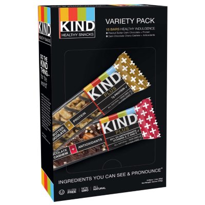 KIND Plus Bars, Variety Pack (1.4 oz. bars,18 ct.)