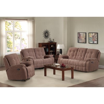 Home Meridian International 3 Piece Recliner Sofa Set