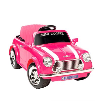 6V Mini Cooper Ride-On - Pink - Sam's Club