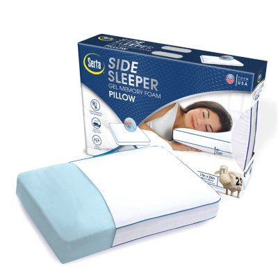 Serta Gel Memory Foam Side Sleeper Pillow