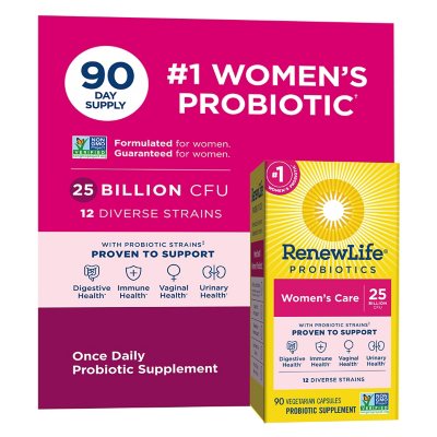 Renew Life Ultimate Flora Probiotic Women's Daily Care, 25 Billion (90 ...