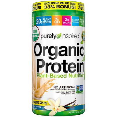 Purely Inspired Organic Protein 100% Plant-Based Nutritional Shake ...