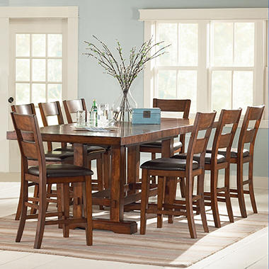 Ziva 9 Piece Counter-Height Dining Set