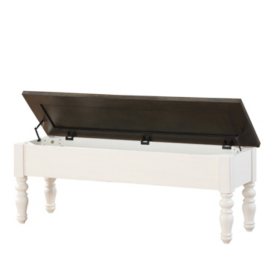 Jaiden Two Tone Storage Bench Sam S Club