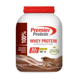 Premier Protein Whey Powder, Chocolate Milkshake (3.0 lbs.) - Sam's Club