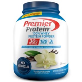 Premier Protein Whey Powder, Vanilla Milkshake (3 lbs.) - Sam's Club