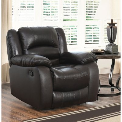 Verona Top-Grain Leather Recliner - Sam's Club