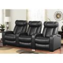 Abbyson Living Larson Leather Home Theater Seating 3-Piece Set