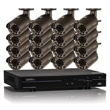 Q-See 16 Channel 1080p HD Security System with 2TB HDD, 16 1080p Bullet Cameras, 80′ Night Vision