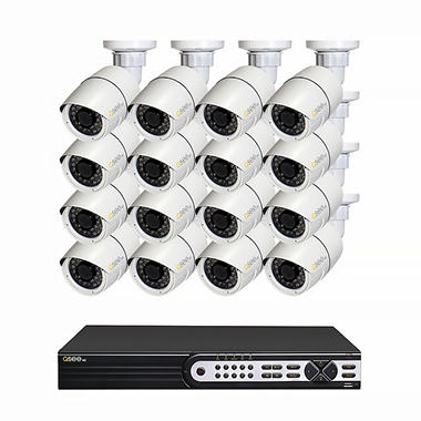 Q-See 32-Channel 1080P HD NVR Security System with 3TB Hard Drive, 16x 3MP IP Bullet Cameras